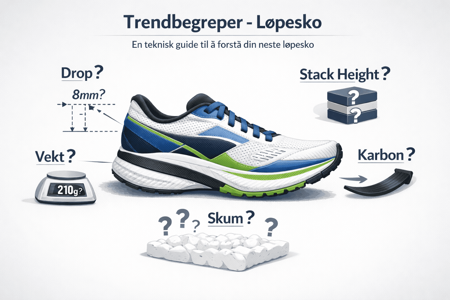 Skobegreper - Løpesko